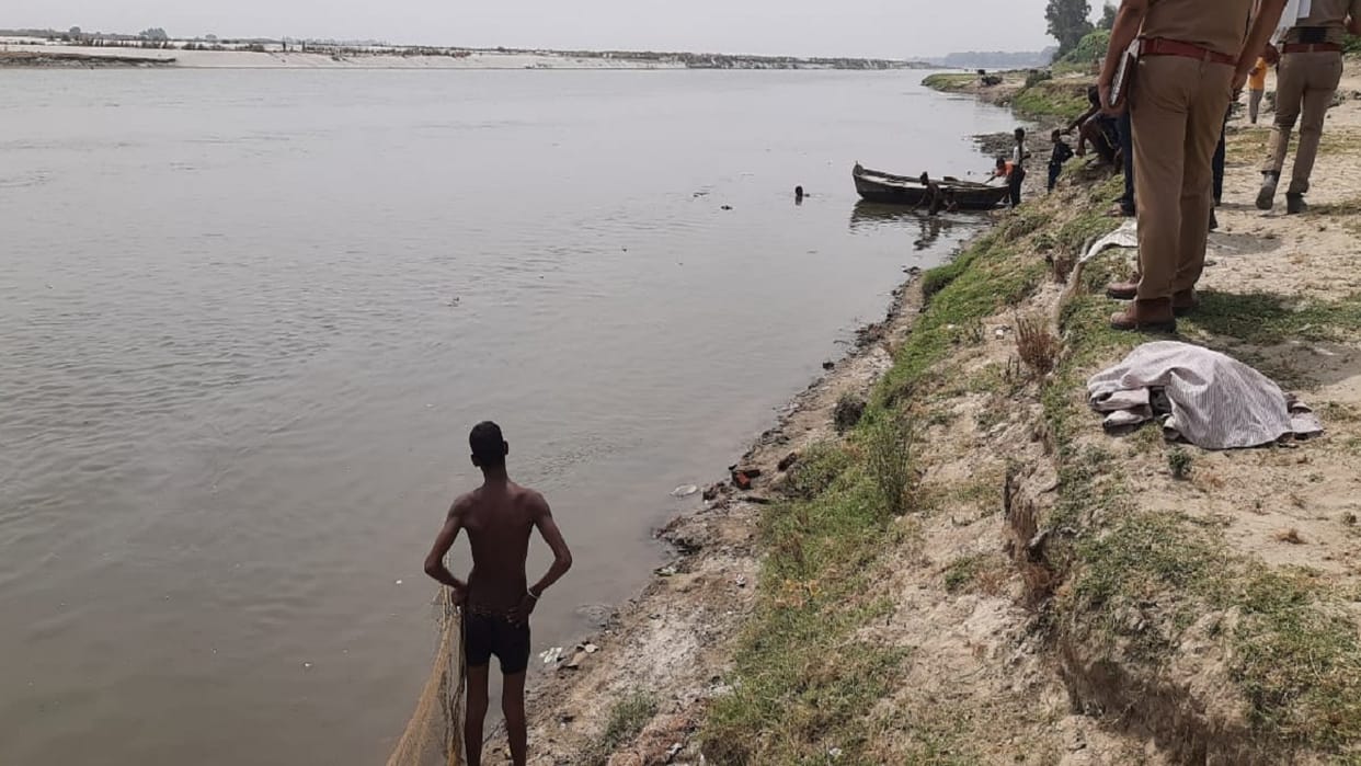 Four people drowned in Ganga river in Bithoor and Jajmau areas in Kanpur two people died in accident