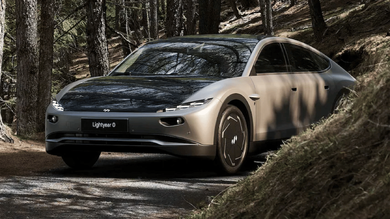 Solar EV startup Lightyear unveils world’s first production-ready solar car Lightyear 0 solar powered ev cars