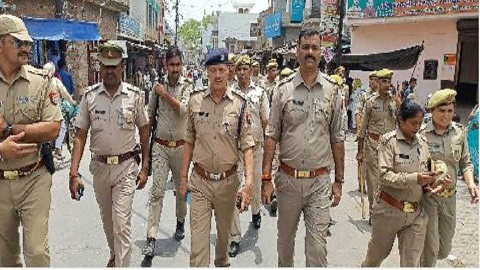 protest of muslims against nupur sharma statement in Mainpuri