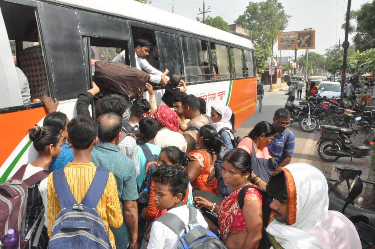 Buses engaged in election duty, journey became difficult