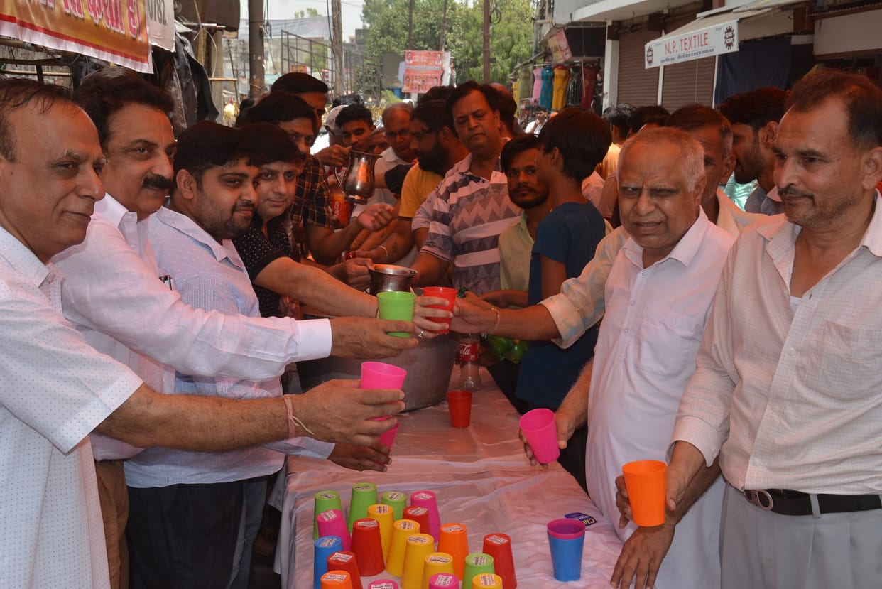 Distribution of sweet water on Nirjala Ekadashi