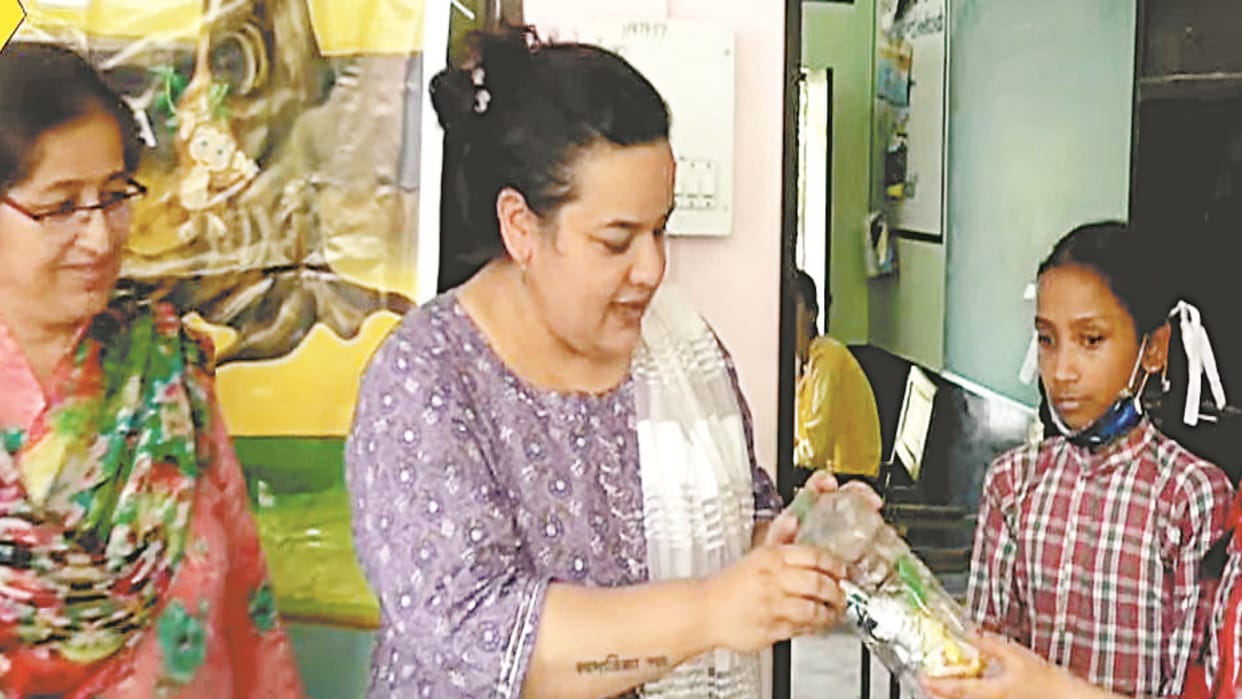 Teacher Pooja Sharma Environment protection initiative in chamba himachal pradesh