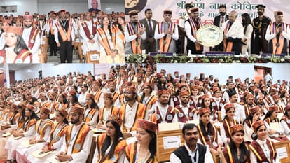 President Ram Nath Kovind addressed 6th annual convocation of Central University of Himachal Pradesh