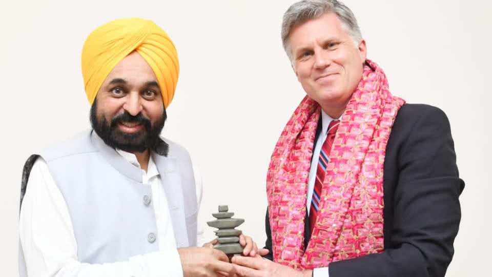 Punjab Chief Minister Bhagwant Mann meets Canada High Commissioner today