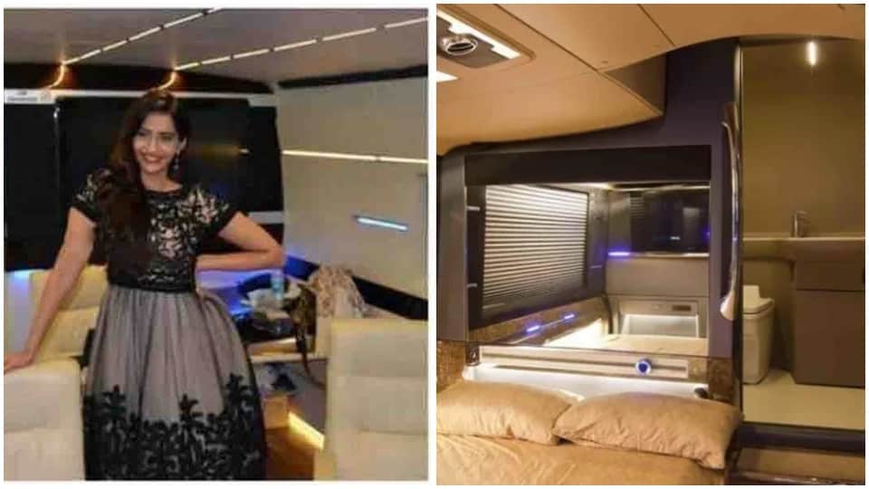 Luxuries Vanity Van See Inside photos of Shahrukh Khan Ajay Devgn Alia Bhatt Moving House