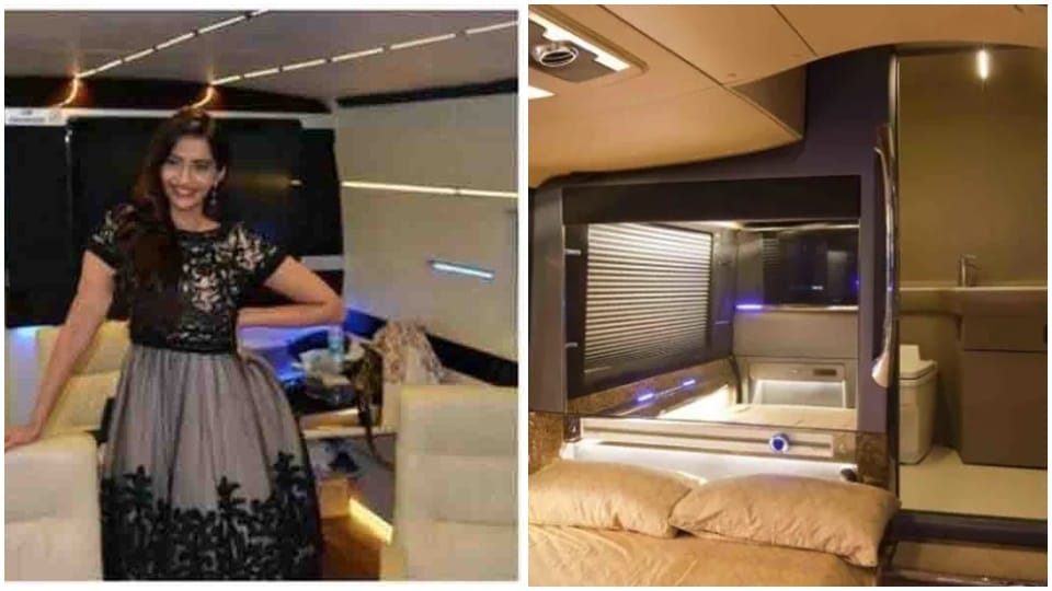 Luxuries Vanity Van See Inside photos of Shahrukh Khan Ajay Devgn Alia Bhatt Moving House