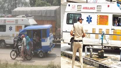 traffic jam took the life of patient, auto driver dropped the sick on the roadside, See Photos