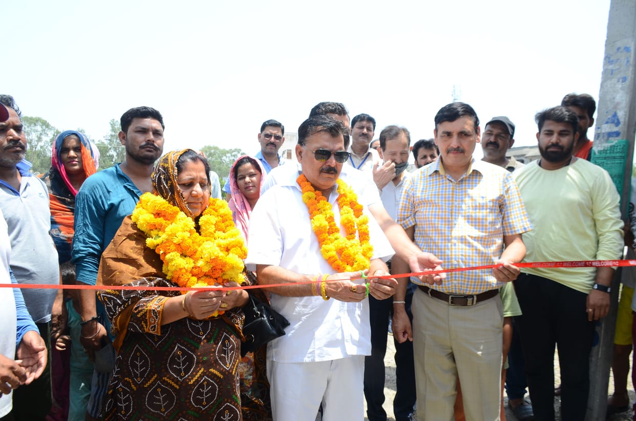 Construction of deep covered drain started