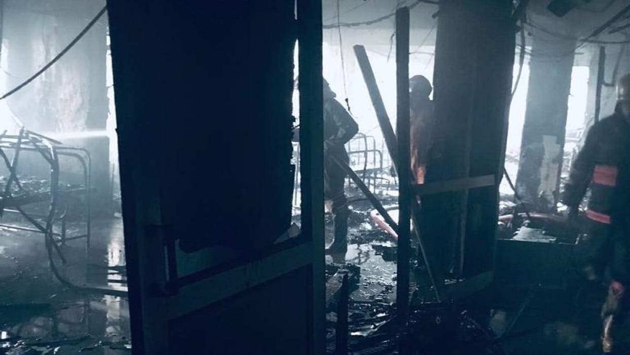 Rohini Brahm Shakti Hospital ICU ward catches fire later doused