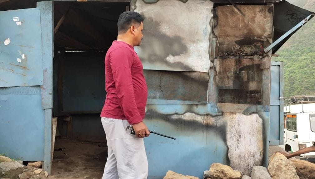Fire Broke at Bageshwar Restaurant