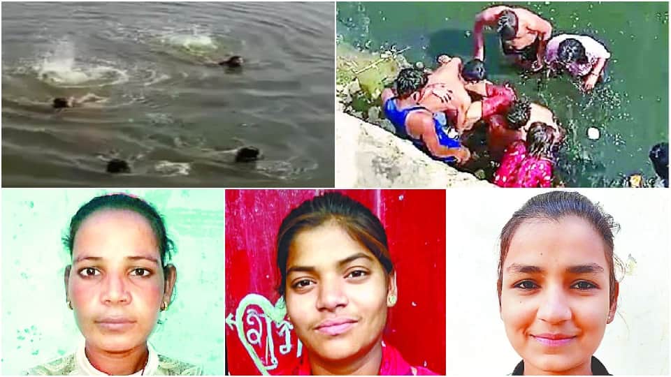 Three girls saved the lives of four youths in agra