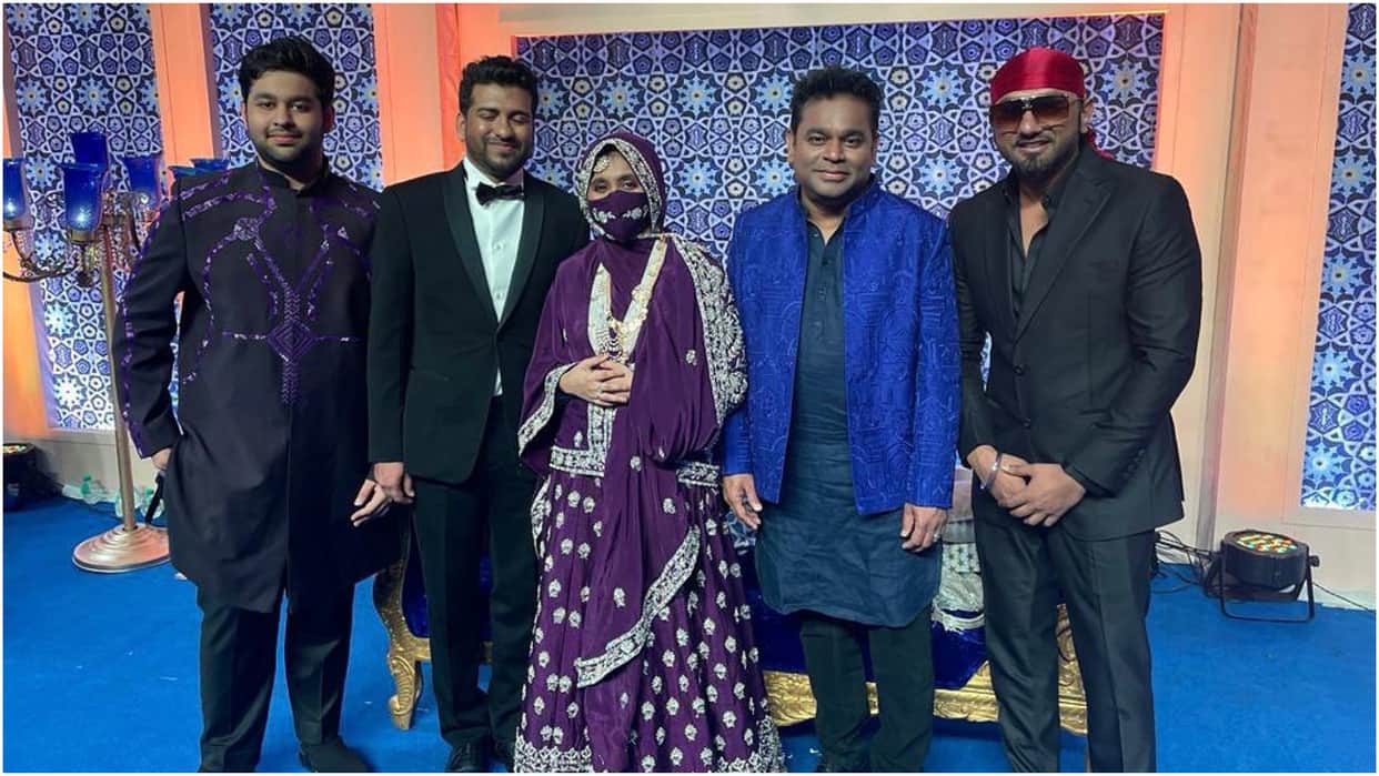 AR Rahman Daughter Khatija Wedding Reception Honey Singh Sonu Nigam And Manisha Koirala Attends the Party