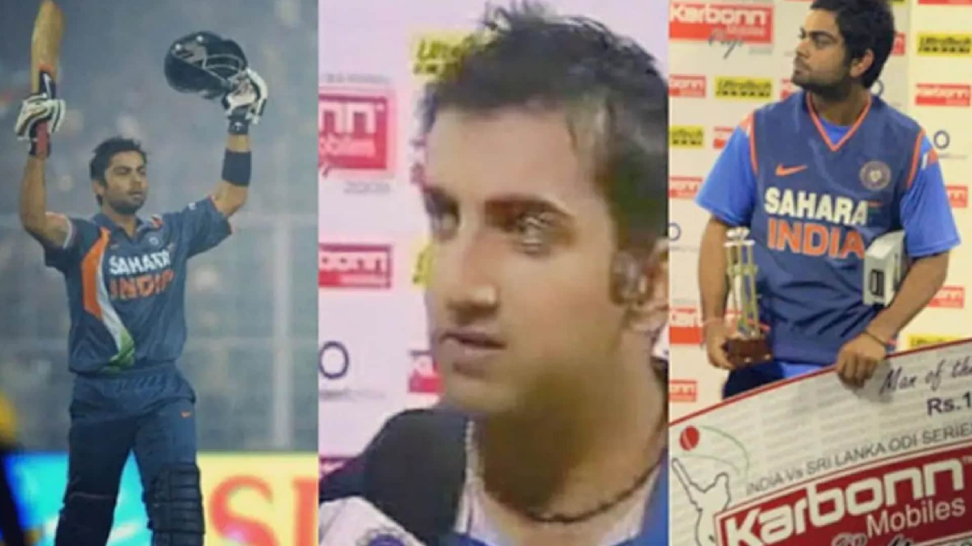 Gambhir Gambhir Virat Kohli Ashish Nehra kuldeep yadav smriti mandhana have also give man of the match to other before babar azam