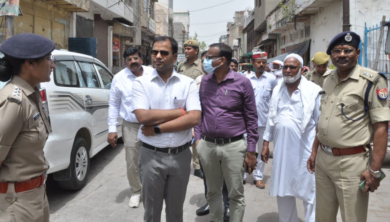 Hathras: Police force was alert regarding Friday prayers