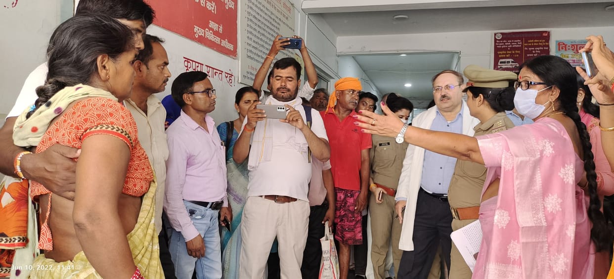 District hospital doctor operated patient in private hospital