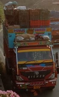 Road and Overloades Vehicles Causes Accidents