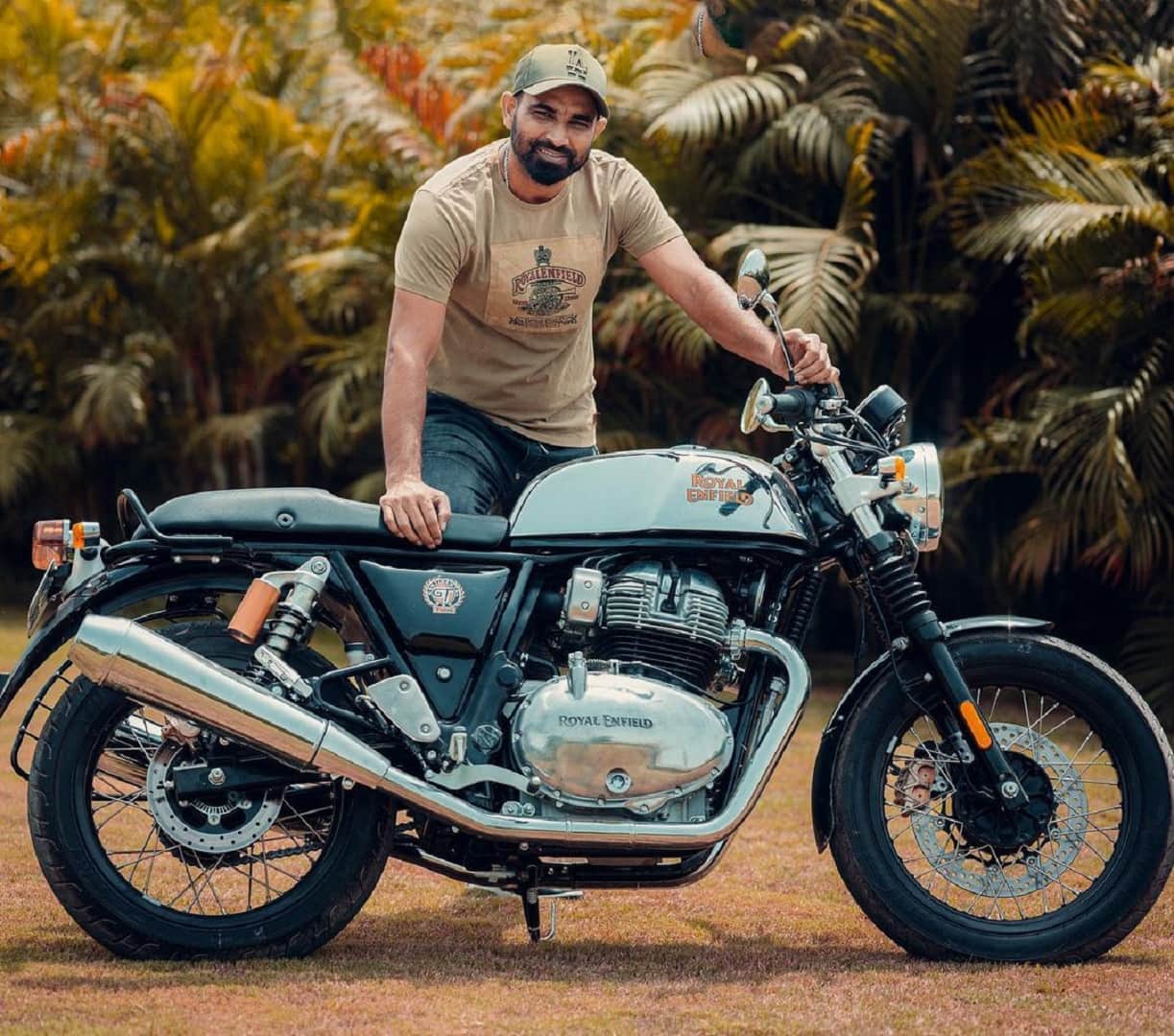 Mohammad Shami Bike Indian Cricketer Mohammad Shami purchases new Royal Enfield Continental GT 650
