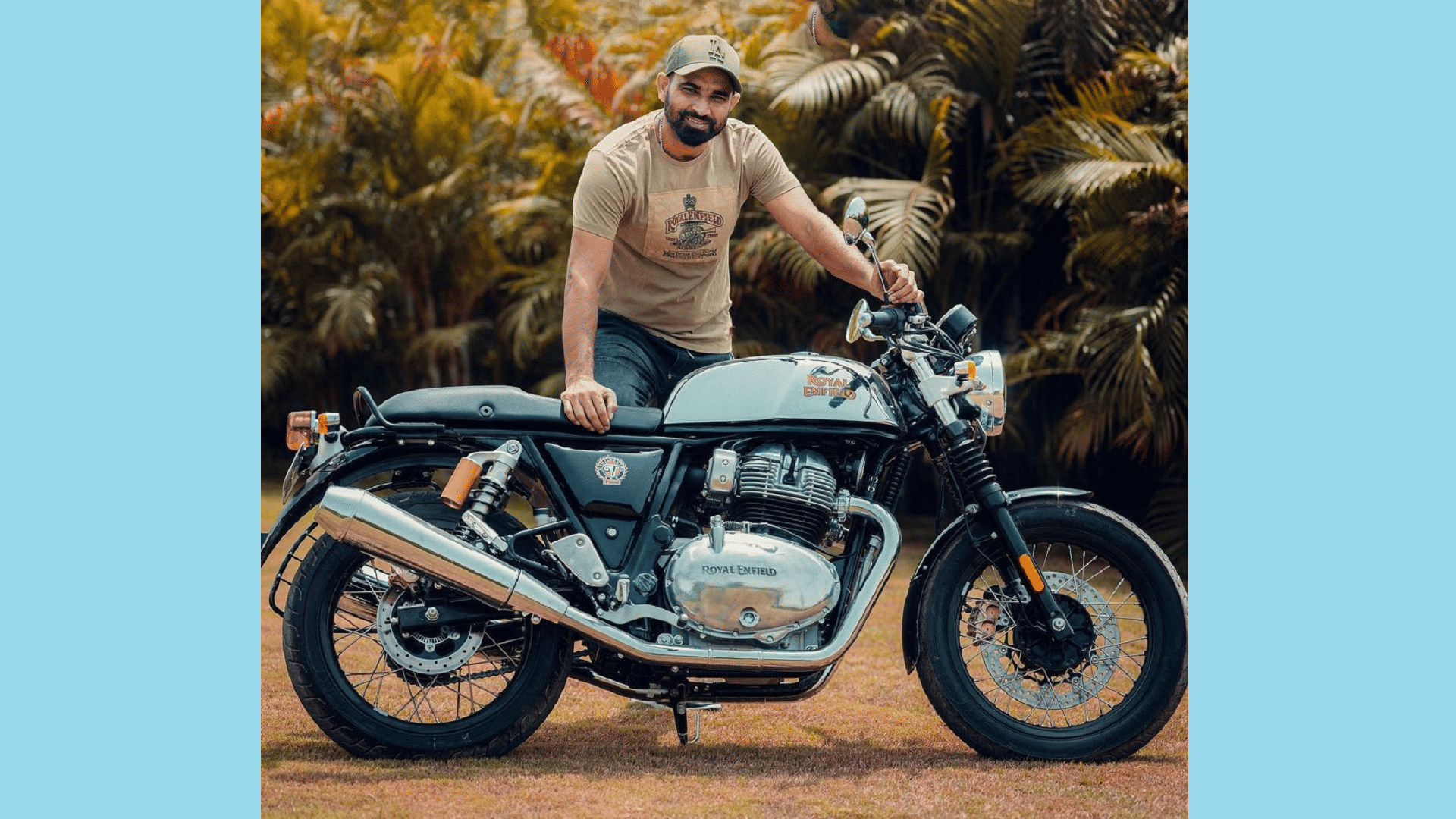 Mohammad Shami Bike Indian Cricketer Mohammad Shami purchases new Royal Enfield Continental GT 650