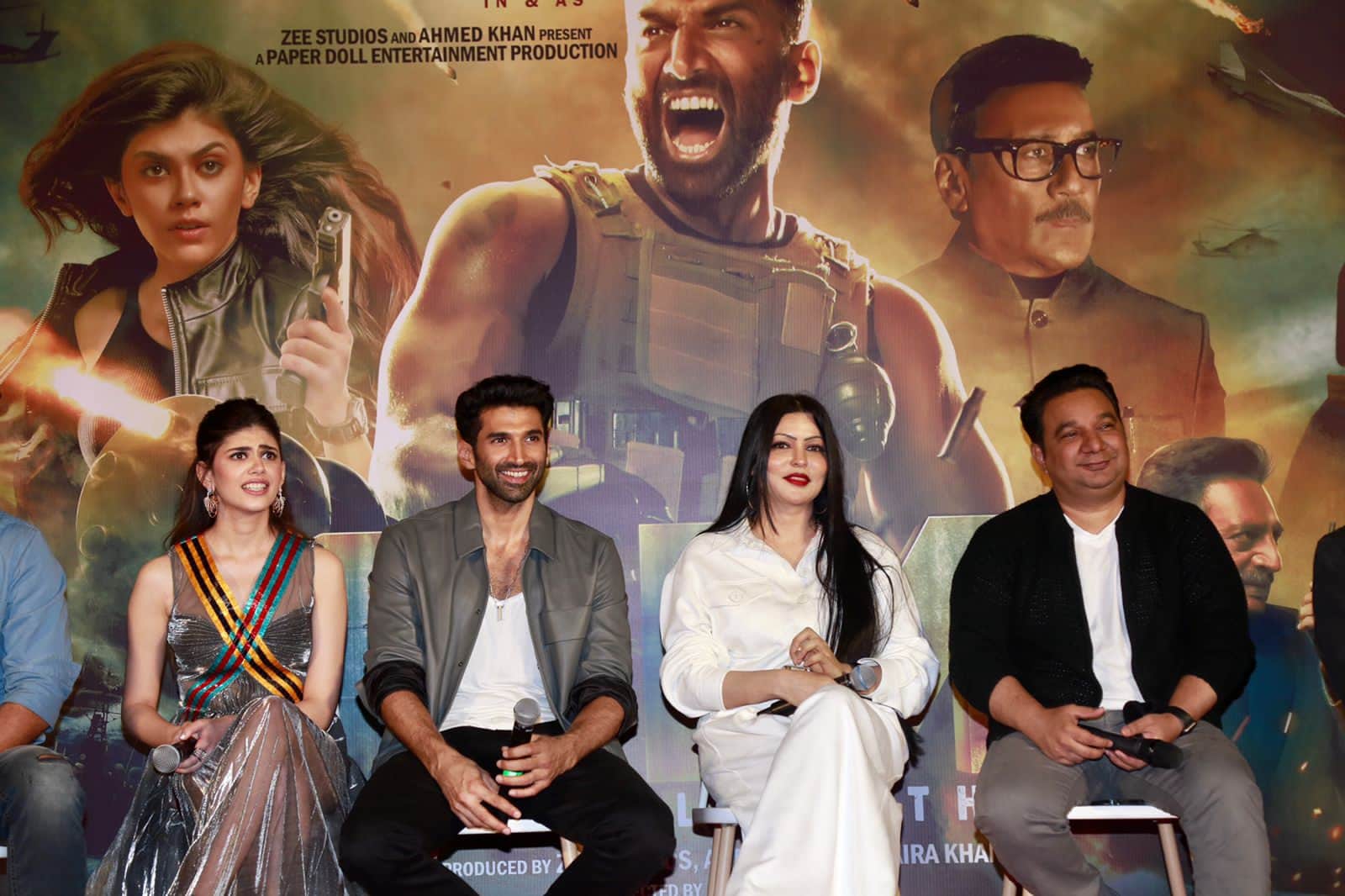 Rashtra Kavach Om Twitter Review: Aditya Roy Kapur Sanjana Sanghi Jackie Shroff starrer film gets mixed reactions