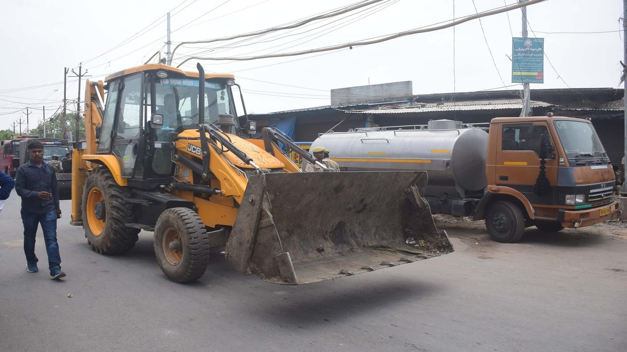Brick Kiln Demolished By Bulldozer In Etah