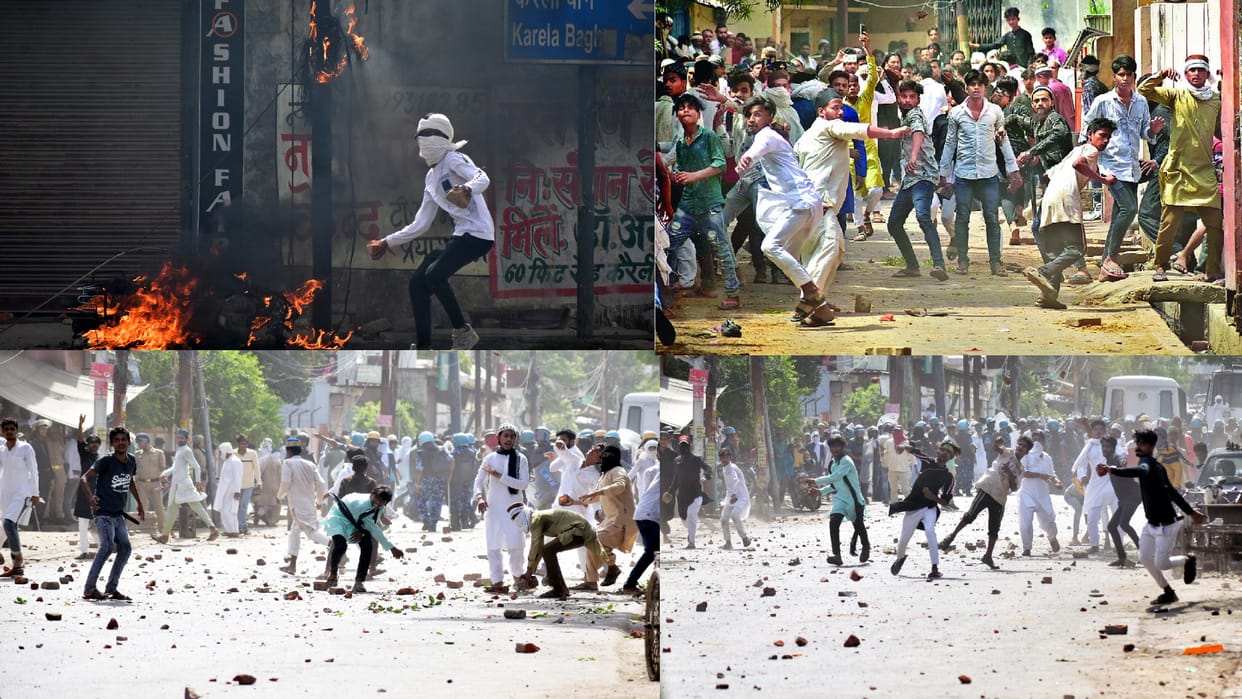 Prayagraj Violence Atala was smoldering for three hours, hiding from the streets And stone pelting Guerrilla war between miscreants and police