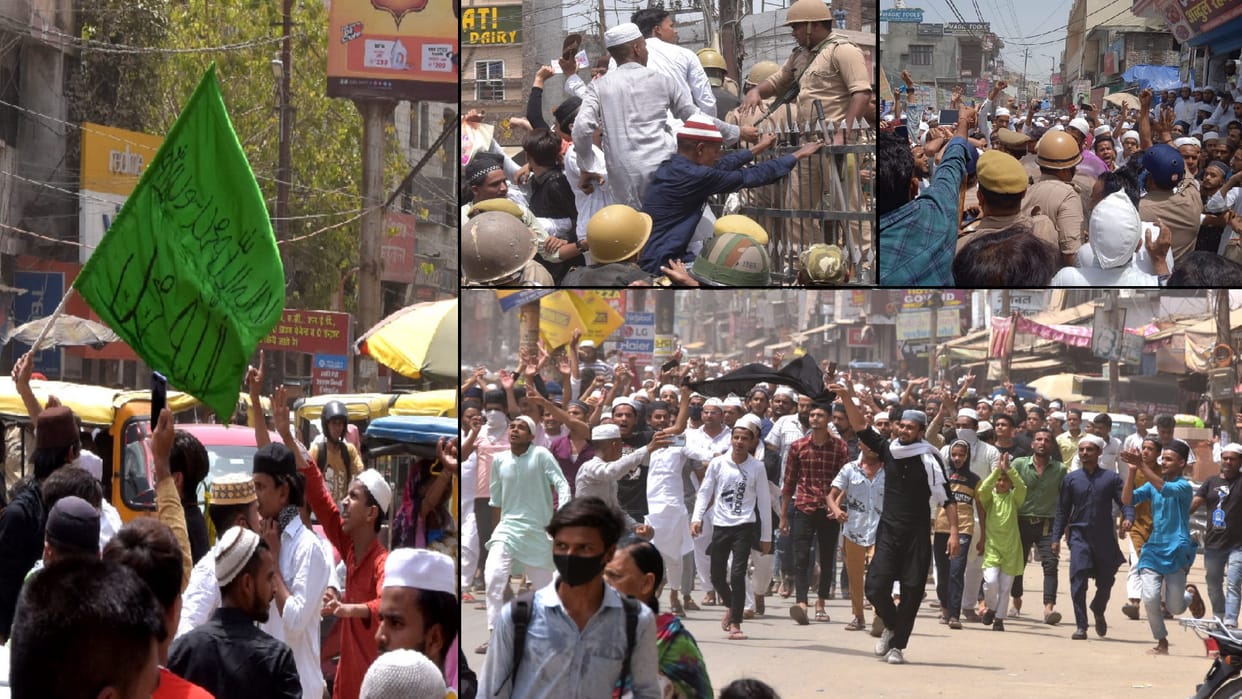 Saharanpur Violence: crowd attempted robbery in shops, three injured including a soldier in stone pelting