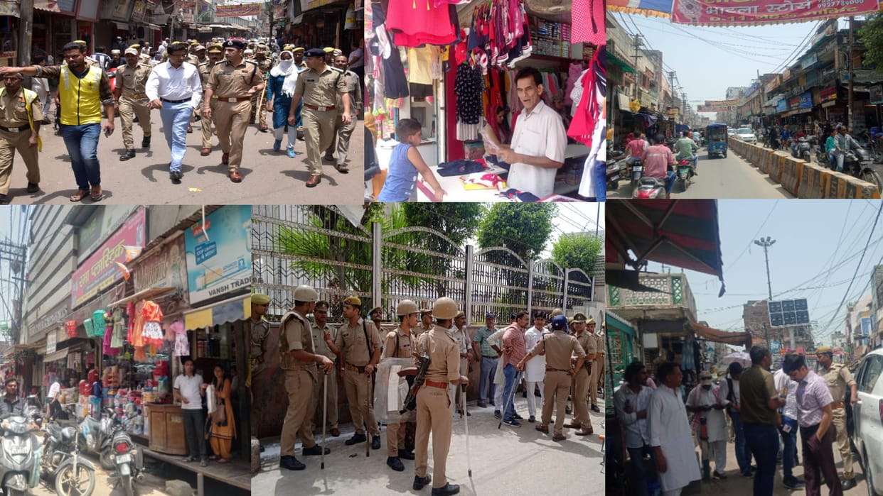 Saharanpur Violence:: Normal situation after ruckus in Saharanpur-Deoband, police force deployed