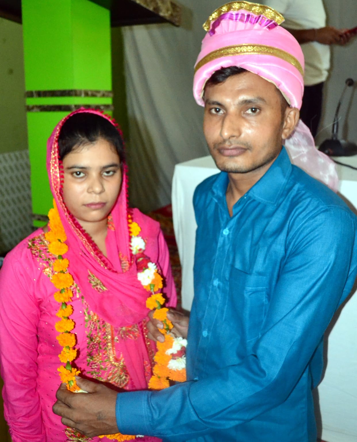 Nikah and seven rounds ceremony in the same pandal