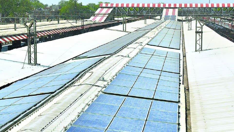 Railway did environmental protection work at Agra Cantt station