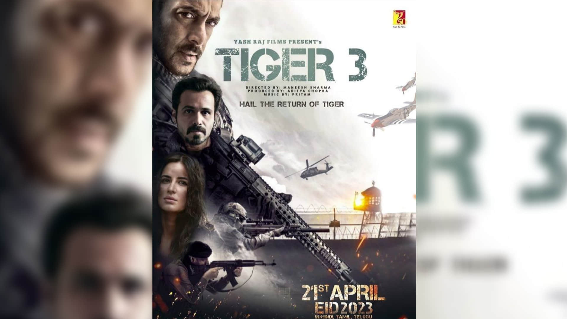 Salman khan Katrina kaif film tiger 3 trailer to launch in mid October as Tiger Ka Message video created buzz