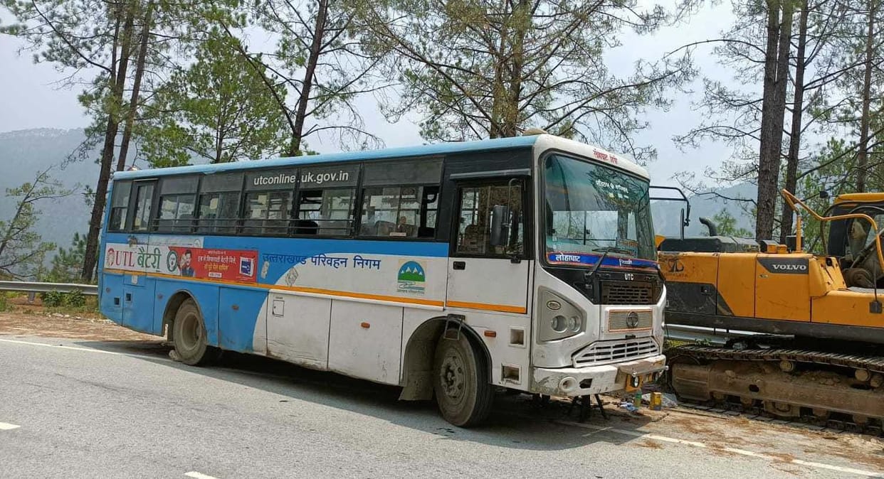 Breakdown of Lohaghat Depot's Bus