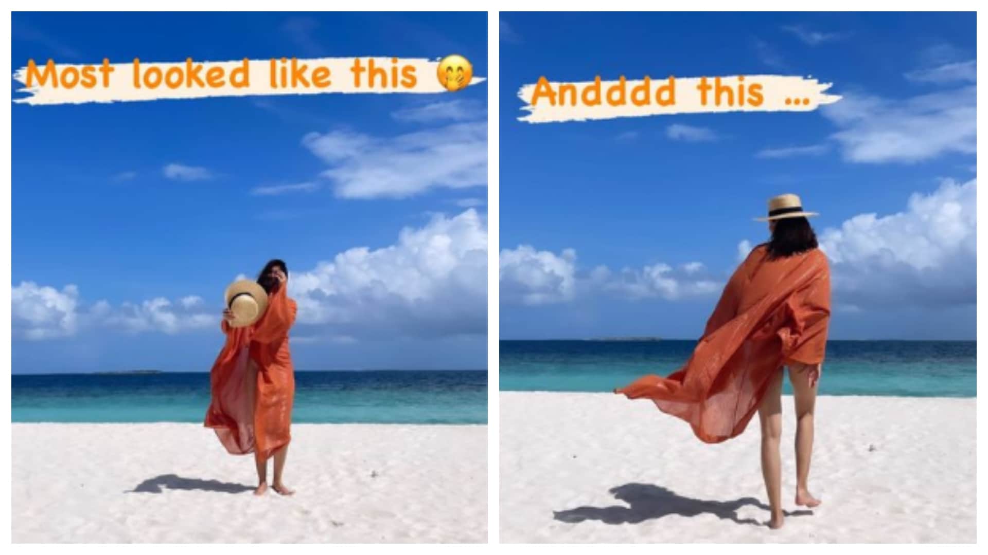 Anushka Sharma shares her photos from maldives vacations with interesting caption
