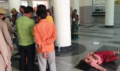 The family created a ruckus over the death of a sick child, assaulted the nurse