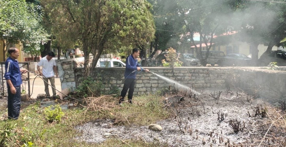 Fire at Tahseel Campus