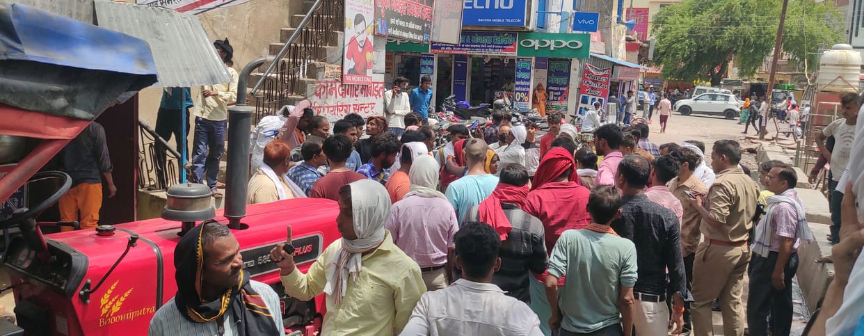 Bulldozer run, encroachment cleared