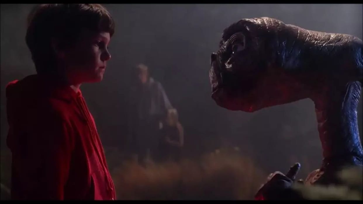Steven Spielberg and henry thomas Movie E.T. the Extra Terrestrial completed 40 years