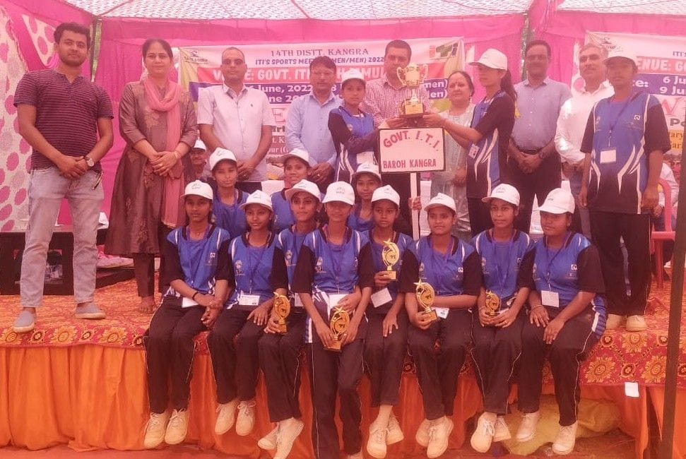 In district level sports meet