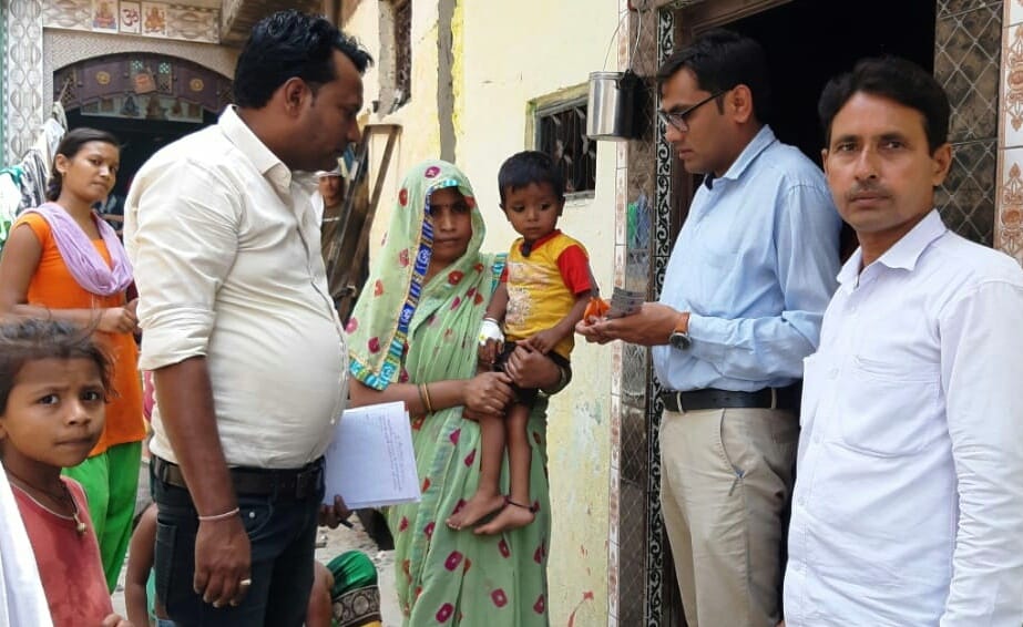 five children affected by diarrhea