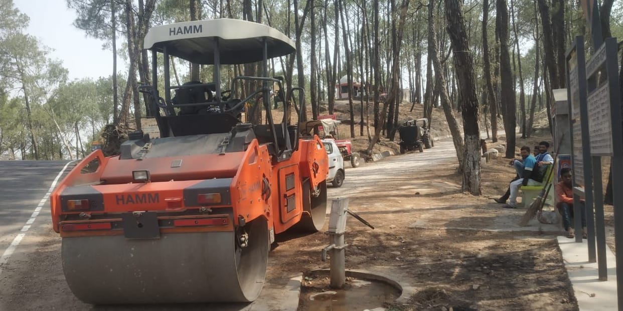 Tender for two roads again, work started