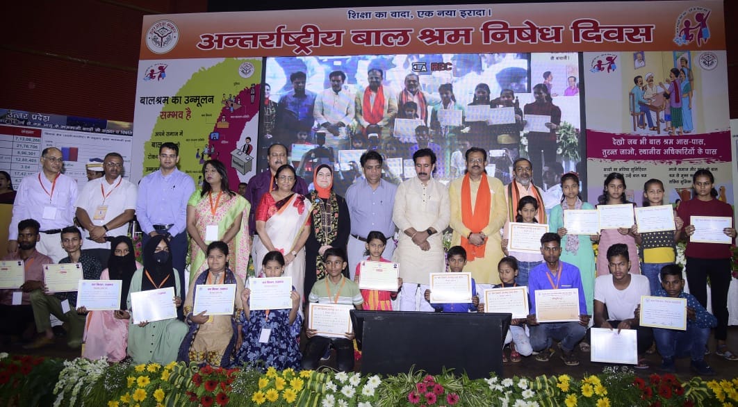 Lucknow: Labor and Employment Minister Anil Rajbhar said, will make the state free from child labor in five years