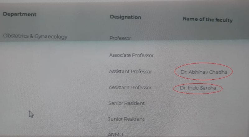 Specialist doctors who have left Chamba are still on the website