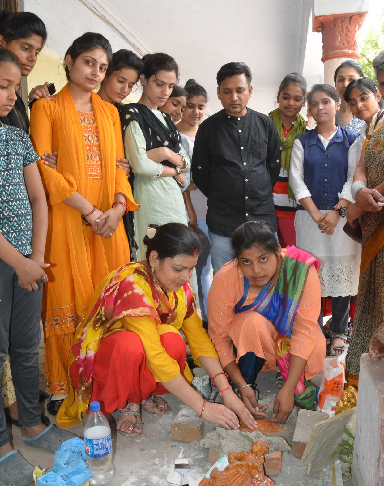 Idol making training given in the workshop