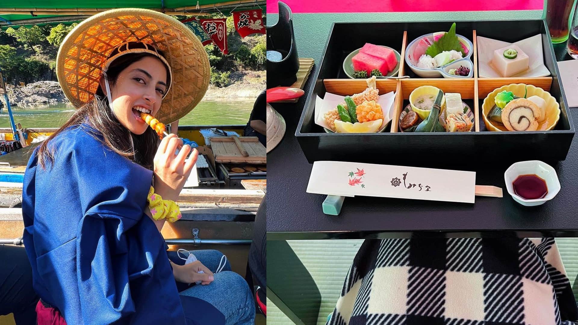 navya naveli nanda shares pics from japan fans says You are example that you need not wear short clothes to look beautiful