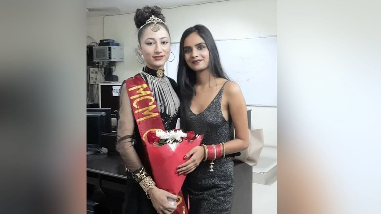Mahak wins miss campus princess 2022 title in chandigarh