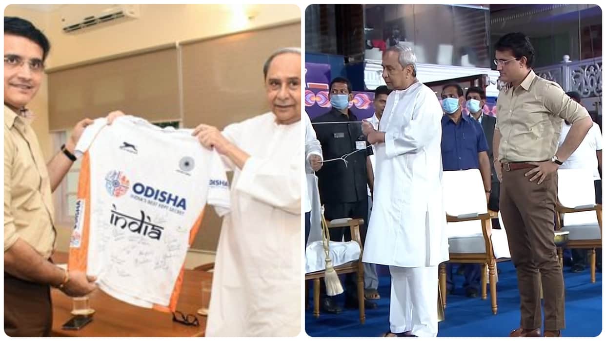 IND vs SA 2nd T20i Odisha CM Naveen Patnaik arrived to watch India VS South Africa match started match by ringing bell met Saurabh Ganguly