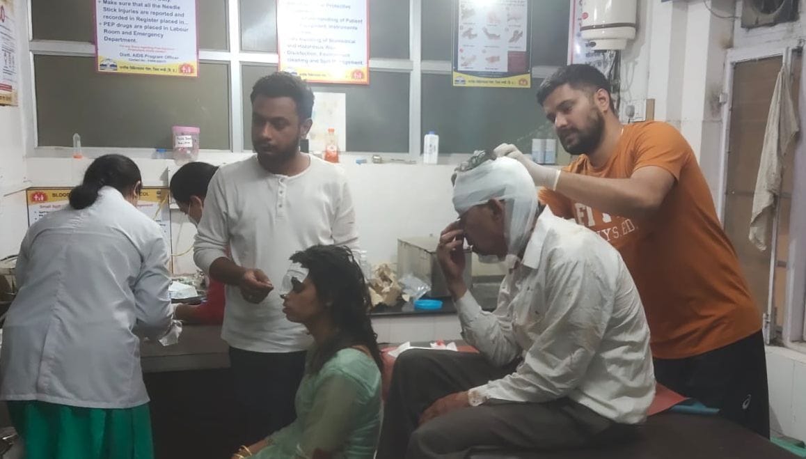 mandi news, himachal news, car fell down 13 injured, kamrunaag