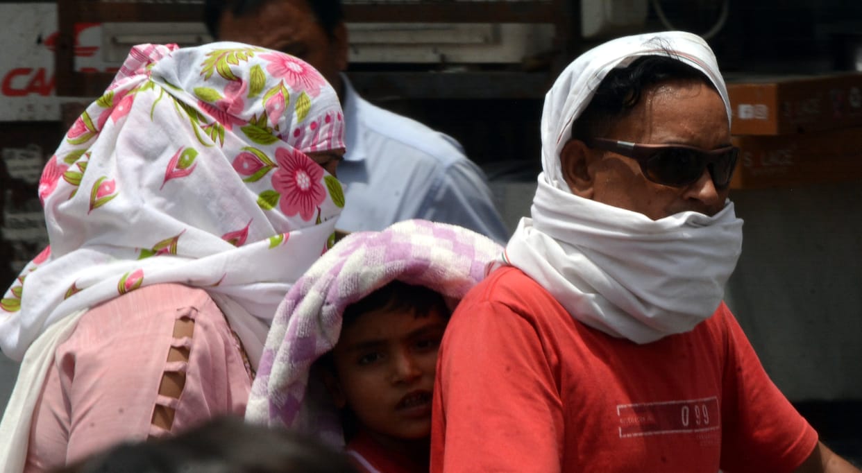 There is no relief from the heat even in the morning and at night