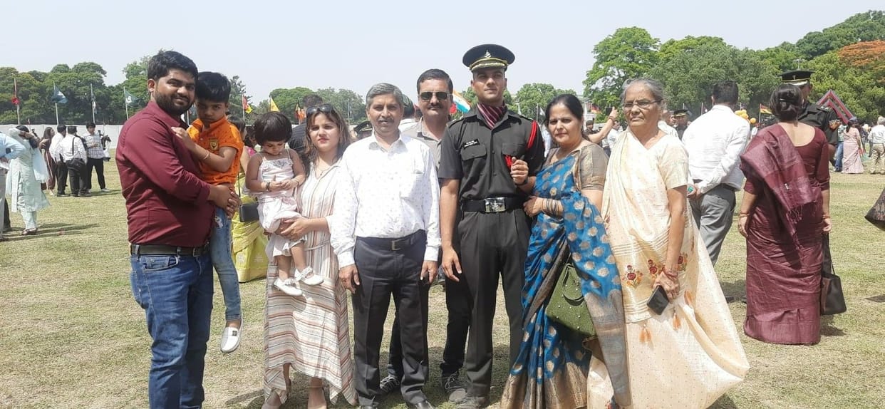 Grandfather was a soldier in the army, now the grandson became an officer
