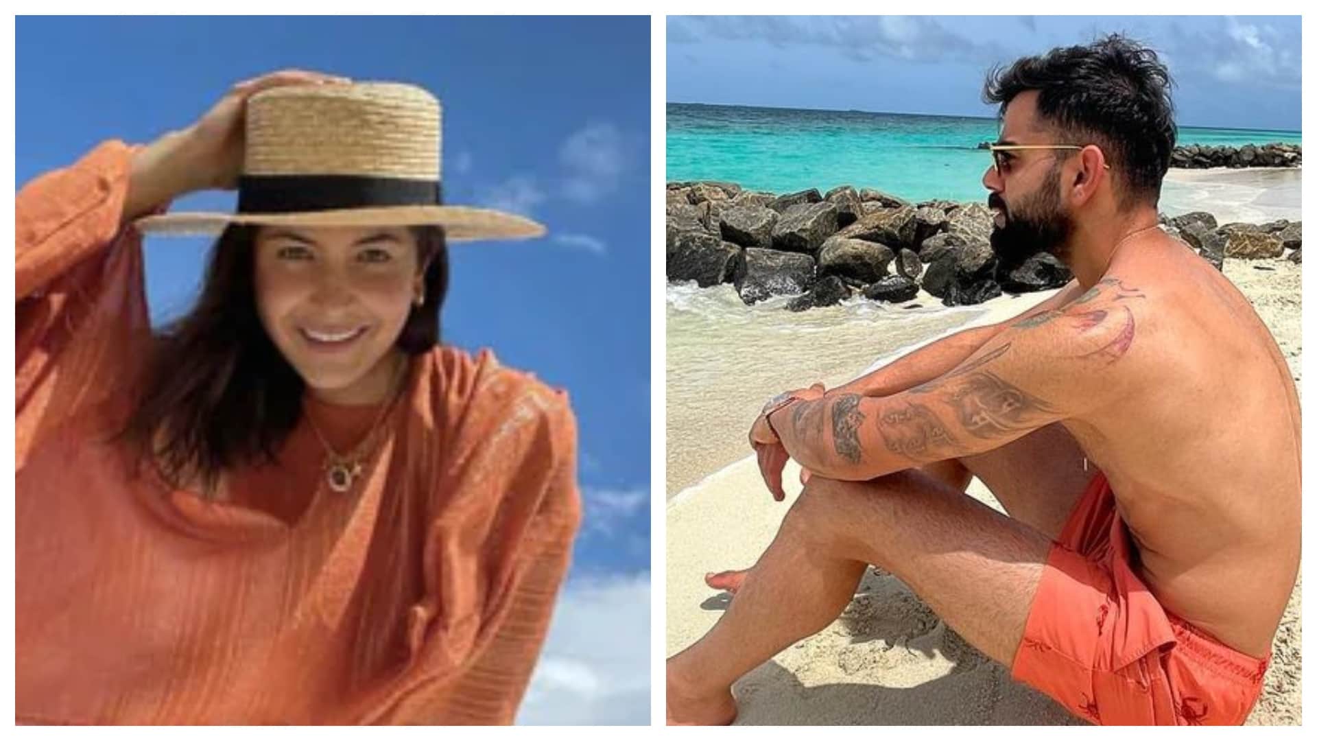 anushka sharma shared video of maldives cycling with daughter vamika   
