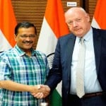 मुख्यमंत्री अरविंद केजरीवाल और डेनमार्क के राजदूत फ्रेडी स्वैन